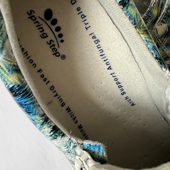 SPRING STEP Women's "Whispie-Tufts-Blum" Professional Slip-On Shoes NWOT Size 7M - Picture 8 of 11